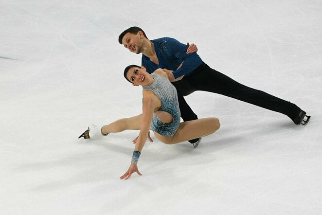 Charlene Guignard ir Marco Fabbri | Scanpix nuotr.