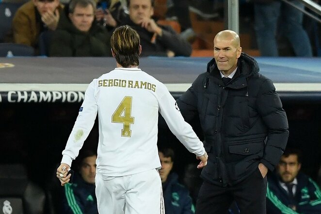 Sergio Ramosas ir Zinedine'as Zidane'as | Scanpix nuotr.