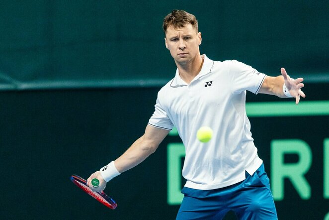 Ričardas Berankis prieš Zurą Tkemaladzę | Skirmanto Lisausko/BNS Foto nuotr.