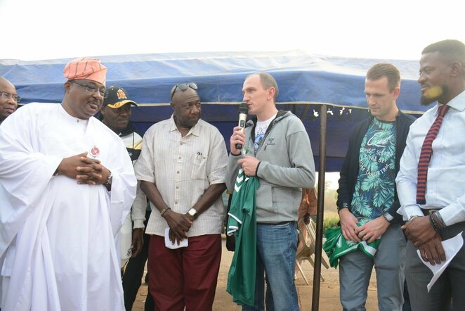 „Kauno Žalgirio“ atstovai lankėsi Nigerijoje | „Žalgirio“ nuotr.