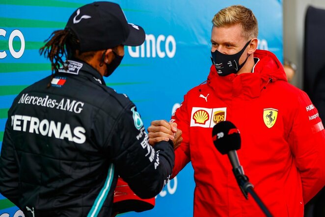 Lewisas Hamiltonas ir Mickas Schumacheris | Scanpix nuotr.