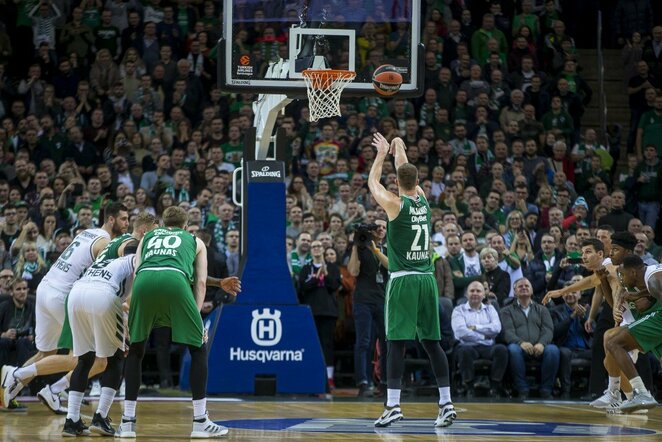 „Žalgirio“ ir „Panathinaikos“ rungtynės | Roko Lukoševičiaus/BNS Foto nuotr.