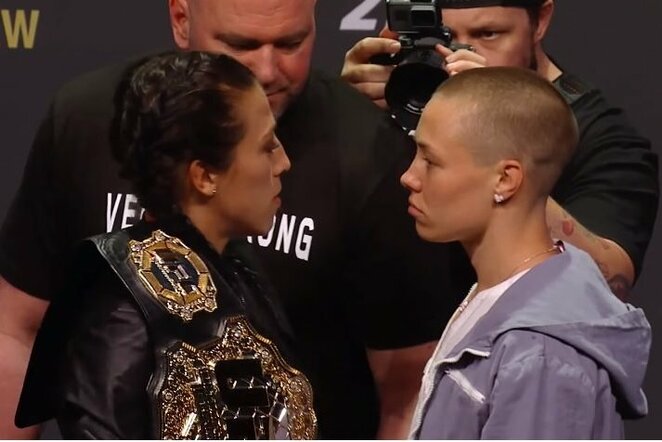 Joanna Jedrzejczyk ir Rose Namajunas | Youtube.com nuotr.