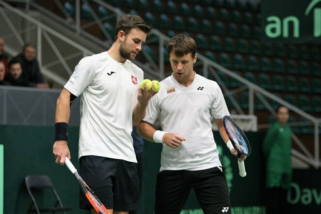 Laurynas Grigelis ir Ričardas Berankis | Alvydo Januševičiaus / BNS foto nuotr.