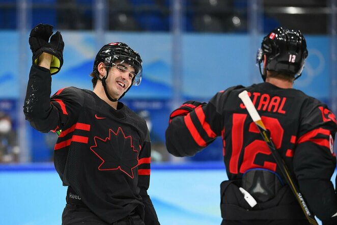 Kanados – Kinijos rungtynių akimirka | IIHF nuotr.