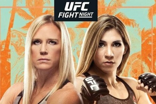 Holly Holm ir Irene Aldana | Organizatorių nuotr.