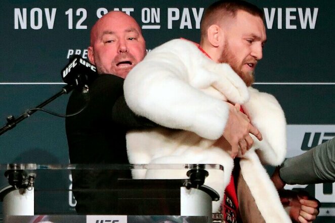 Dana White'as ir Conoras McGregoras | Scanpix nuotr.