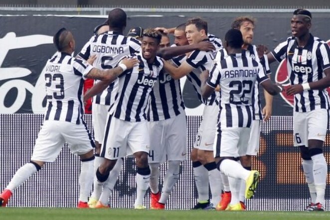„Juventus“ džiaugiasi vieninteliu įvarčiu | AP/Scanpix nuotr.