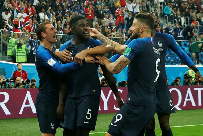 Pasaulio čempionato pusfinalis: Prancūzija - Belgija (2018.07.10) | Scanpix nuotr.