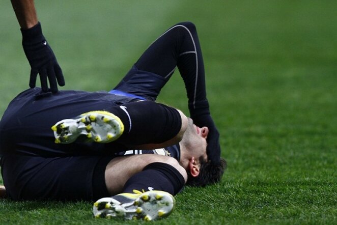 Diego Milito skausmo apimtu veidu | LaPresse/Scanpix nuotr.