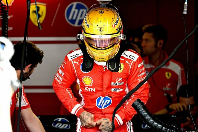 Didžiosios Britanijos GP sprinto kvalifikacija |  EPA / PETER POWELL