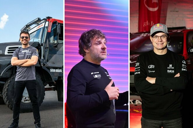 Vaidotas Žala, Benediktas Vanagas ir Rokas Baciuška | Organizatorių nuotr.