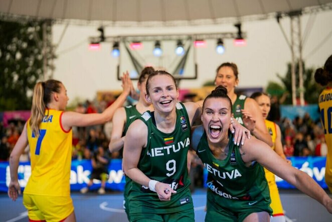 Lietuvos moterų 3x3 krepšinio rinktinė | Kipro Štreimikio/LTOK nuotr.