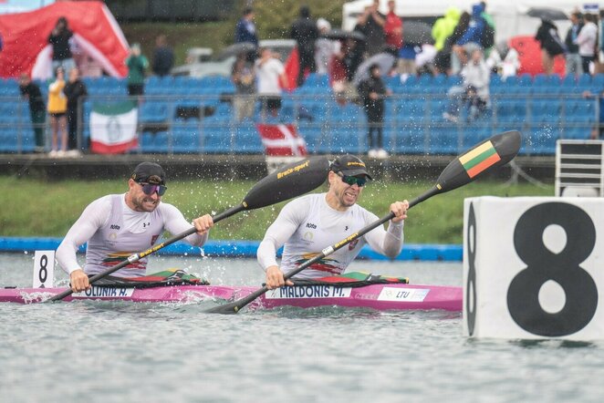 Mindaugas Maldonis ir Andrejus Olijnikas (canoe.lt nuotr.) | Organizatorių nuotr.