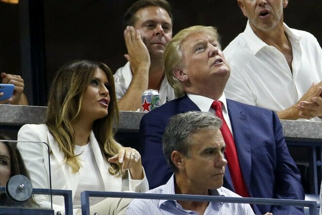 Donaldas Trumpas 2015 m. „US Open“ turnyre | Scanpix nuotr.
