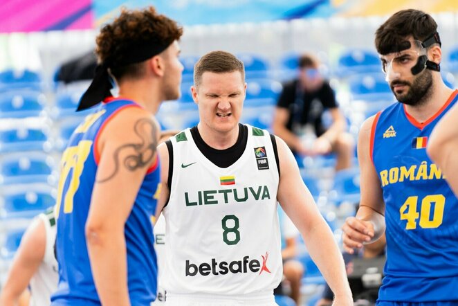 Lietuvos vyrų 3x3 krepšinio rinktinė Europos žaidynėse | Kipro Štreimikio/LTOK nuotr.