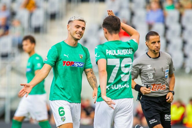 „Kauno Žalgiris“ – „Sūduva“ rungtynių akimirka | Manto Daškevičiaus nuotr.