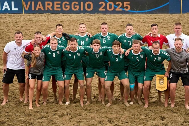 Lietuvos paplūdimio futbolo rinktinė | lff.lt nuotr.