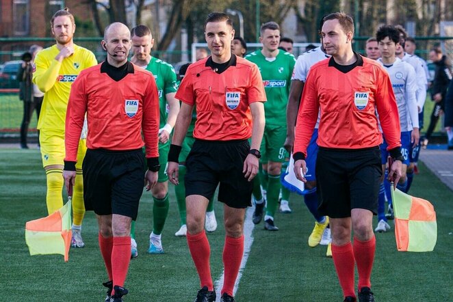 Iš kairės: D.Sužiedėlis, D.Rumšas, A.Radiuš | LFF nuotr.