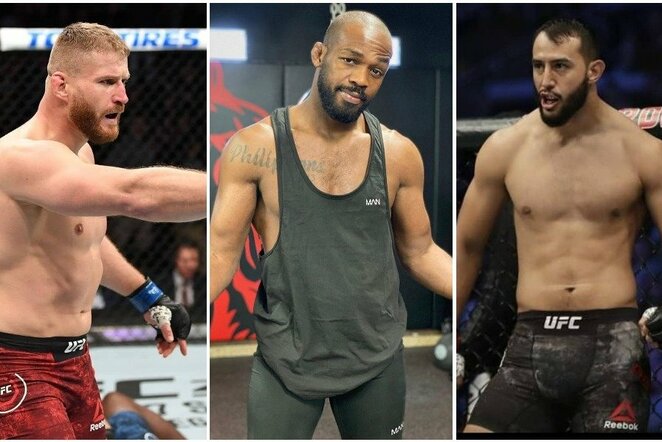 Janas Blachowiczius, Jonas Jonesas ir Dominickas Reyesas | Instagram.com nuotr