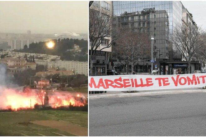 „Marseille“ fanai šturmavo klubo treniruočių bazę | Scanpix nuotr.