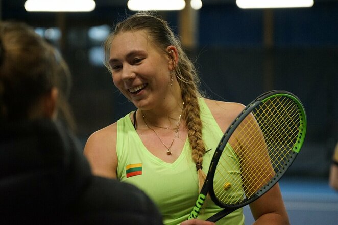 Andrė Lukošiūtė (Suomen Tennisliitto nuotr.) | „Facebook“ nuotr.