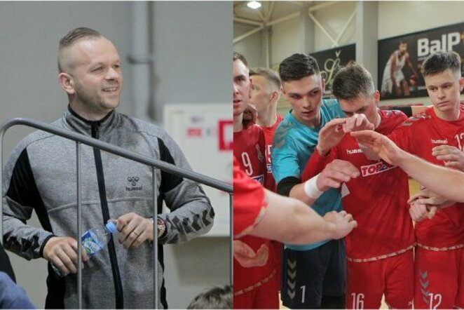 Darius Gurskis (kair.) ir „Kauno Žalgirio“ komanda | Organizatorių nuotr.