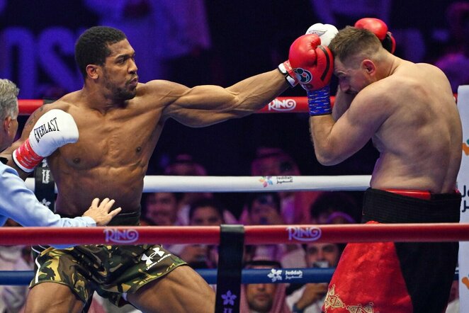 Anthony Joshua ir Kristianas Prenga | Scanpix nuotr.