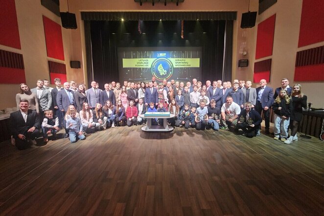 Šakiuose pagerbti stipriausi 2025 metų Lietuvos graplingo sportininkai | Organizatorių nuotr.