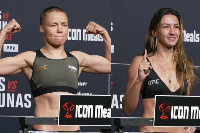 Rose Namajunas ir Amanda Ribas | „Stop“ kadras