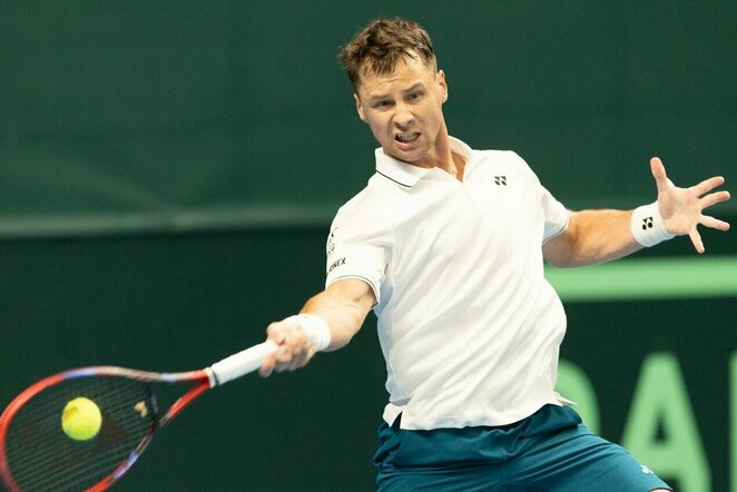 Ričardas Berankis prieš Sabą Purtseladzę | Sauliaus Čirbos nuotr.