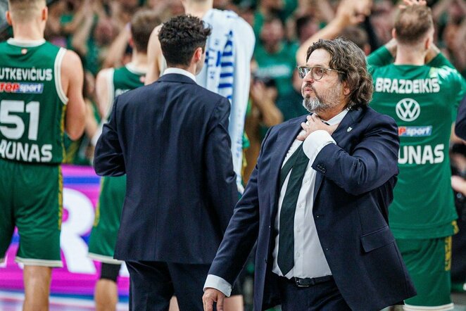 „Žalgiris“ – „Panathinaikos“ rungtynių akimirka | Eriko Ovčarenko / BNS foto nuotr.