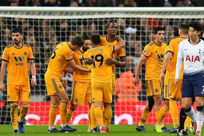 „Tottenham“ – „Wolves“ rungtynių akimirka  | Scanpix nuotr.