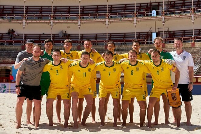 Lietuvos paplūdimio futbolo rinktinė | lff.lt nuotr.