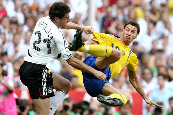 Christophas Metzelderis ir Zlatanas Ibrahimovičius | Scanpix nuotr.