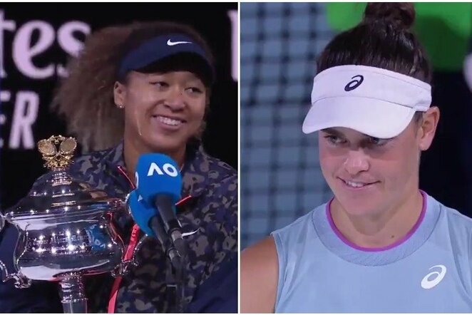 Naomi Osaka ir Jennifer Brady | Youtube.com nuotr.