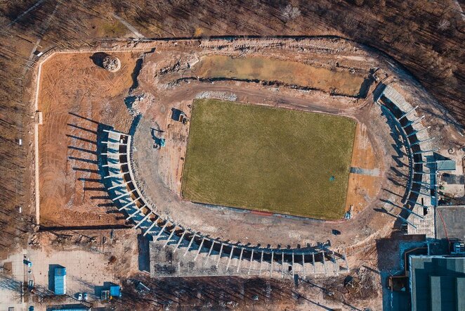 Kauno stadiono statybos | Organizatorių nuotr.