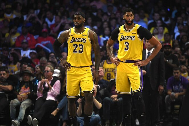 LeBronas Jamesas ir Anthony Davisas | Scanpix nuotr.