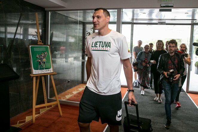 Lietuvos rinktinės krepšininkai renkasi į stovyklą Palangoje | Juliaus Kalinsko / BNS foto nuotr.