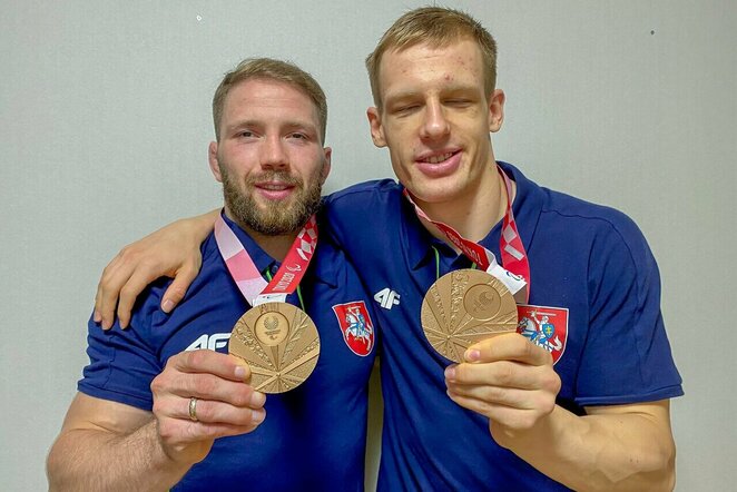 Osvaldas Bareikis ir Edgaras Matakas | Lietuvos paralimpinio komiteto nuotr.