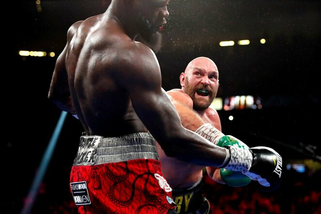 Deontay Wilderis ir Tysonas Fury | Scanpix nuotr.