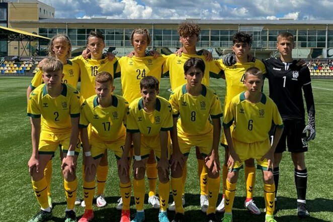 Lietuvos U-15 futbolo rinktinė | lff.lt nuotr.