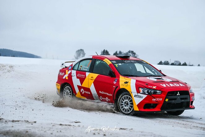 Žiemos ralio treniruotė | Alfonso Rakausko nuotr.