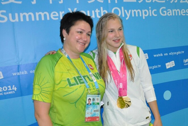 Daina Gudzinevičiūtė ir Rūta Meilutytė | Alfredo Pliadžio nuotr.