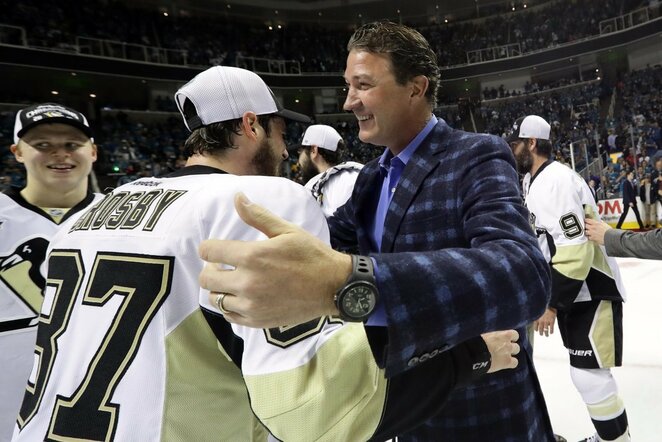 Sidney Crosby ir Mario Lemieux | Scanpix nuotr.