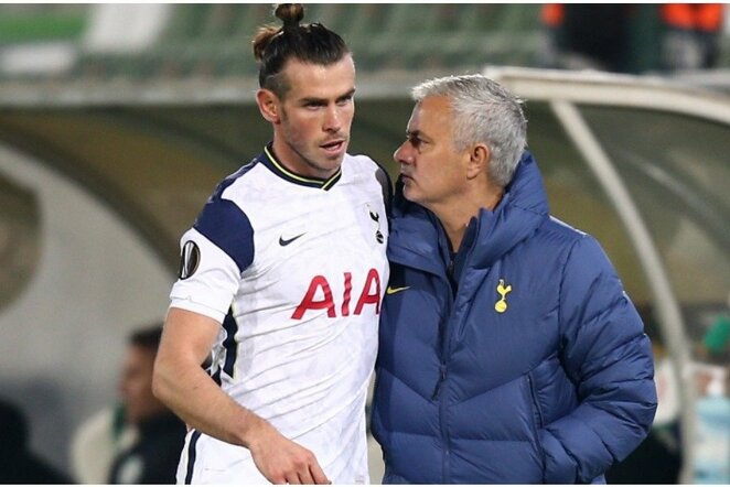 Garethas Bale'as ir Jose Mourinho | Scanpix nuotr.