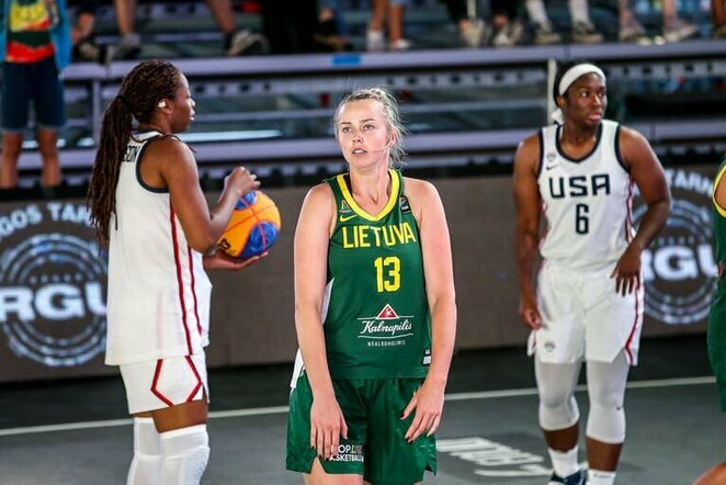 Lietuvos moterų 3x3 krepšinio rinktinė pasaulio turo etape Klaipėdoje | FIBA nuotr.