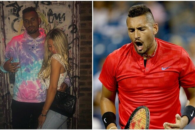 Nickas Kyrgiosas ir Beatrice Bouchard | „Scanpix“ ir instagram.com nuotr.