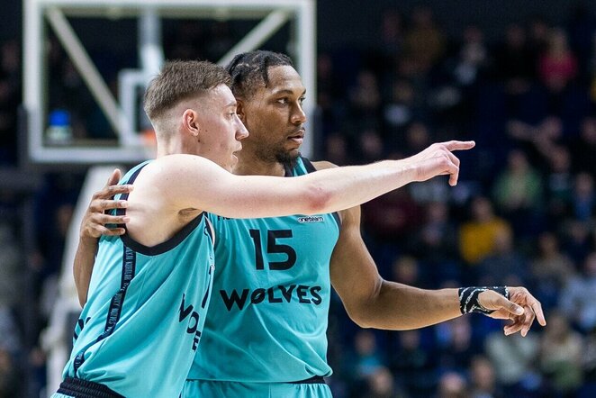 „Wolves“ – „Umana Reyer“ rungtynių akimirka l Irmanto Gelūno/BNS Foto nuotr.