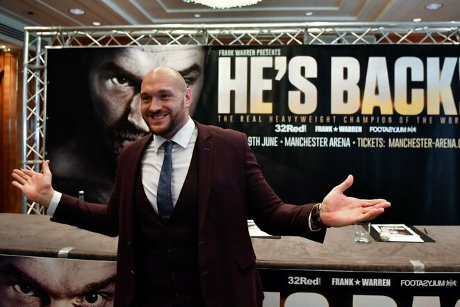 Tysonas Fury | Scanpix nuotr.